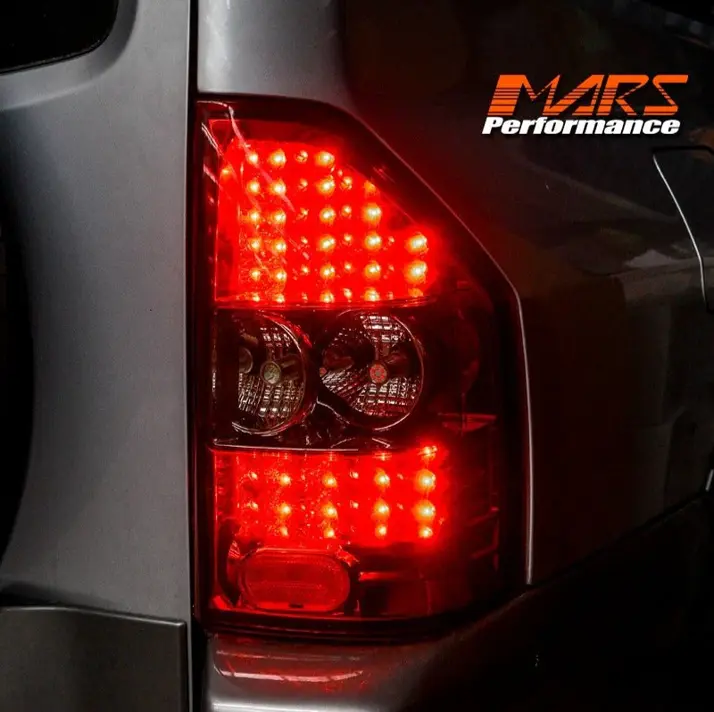 Mitsubishi Pajero Smoked Red LED Tail Lights (NM/NP)