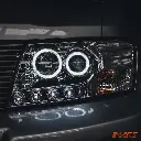 Mitsubishi Pajero Crystal Clear LED High Power Angel Eyes Projector Head Lights (NM/NP)