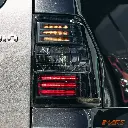 Mitsubishi Pajero Full Smoked LED Tail Lights with LED Indicators (NS/NT/NW) (2007-2021)