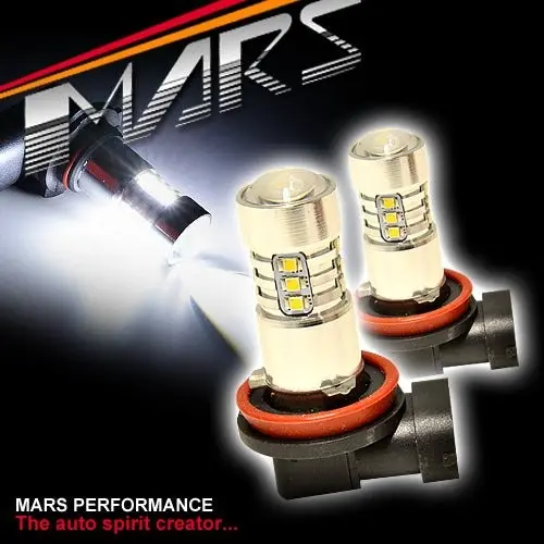 Mitsubishi Pajero LED Projector Fog Light Bulbs (White) (NS/NT/NW/NX)