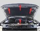 Mitsubishi Pajero Bonnet Rubber Seals (NS/NT/NW/NX)