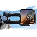 Clearview Compact Towing Mirrors suits Mitsubishi Pajero (NM-NX)