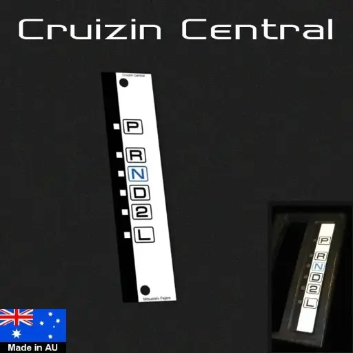 Mitsubishi Pajero White Automatic T-Bar Gauge (NA/NB/NC/ND/NE/NF/NG)