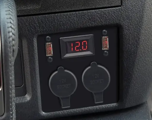 Mitsubishi Pajero 12V USB + Cigarette Panel (NS/NT/NW/NX)